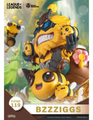 League of Legends Diorama PVC D-Stage Beemo & BZZZiggs 15 cm