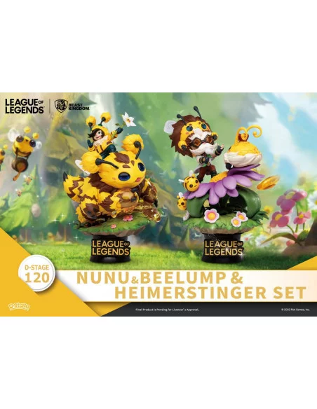 League of Legends Diorama PVC D-Stage Nunu & Beelump & Heimerstinger 16 cm
