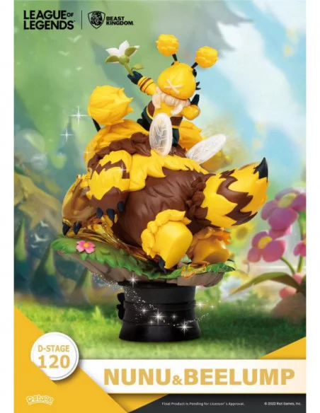 League of Legends Diorama PVC D-Stage Nunu & Beelump & Heimerstinger 16 cm
