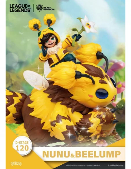 League of Legends Diorama PVC D-Stage Nunu & Beelump & Heimerstinger 16 cm