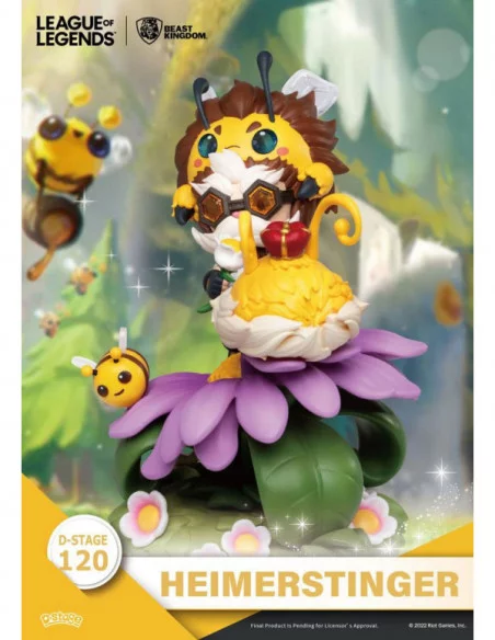 League of Legends Diorama PVC D-Stage Nunu & Beelump & Heimerstinger 16 cm