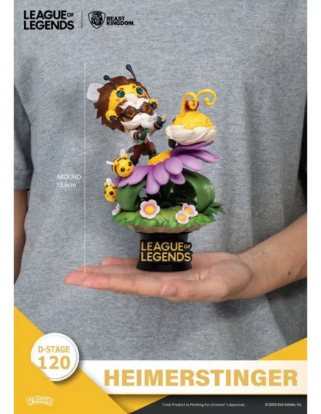 League of Legends Diorama PVC D-Stage Nunu & Beelump & Heimerstinger 16 cm