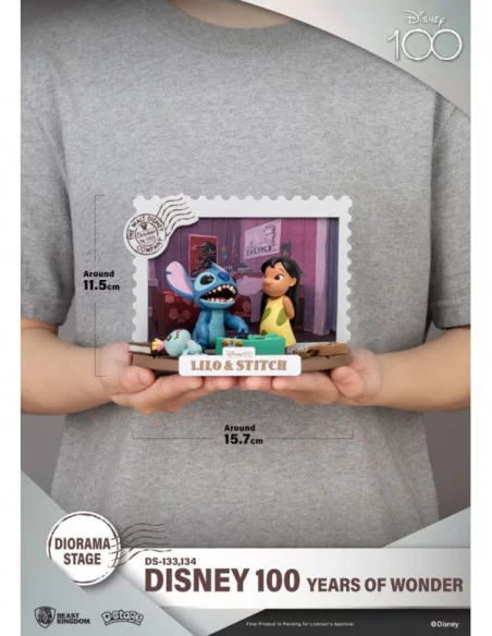 Disney 100 Years of Wonder Diorama PVC D-Stage Lilo & Stitch 10 cm Disney 100 Years of Wonder Diorama PVC D-Stage Lilo & Stitch 10 cm