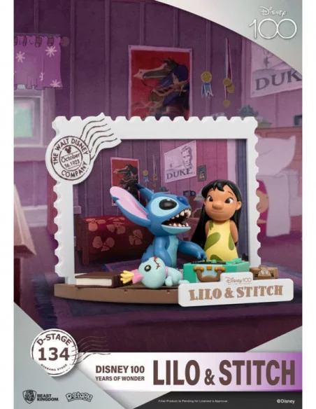 Disney 100 Years of Wonder Diorama PVC D-Stage Lilo & Stitch 10 cm Disney 100 Years of Wonder Diorama PVC D-Stage Lilo & Stitch 10 cm
