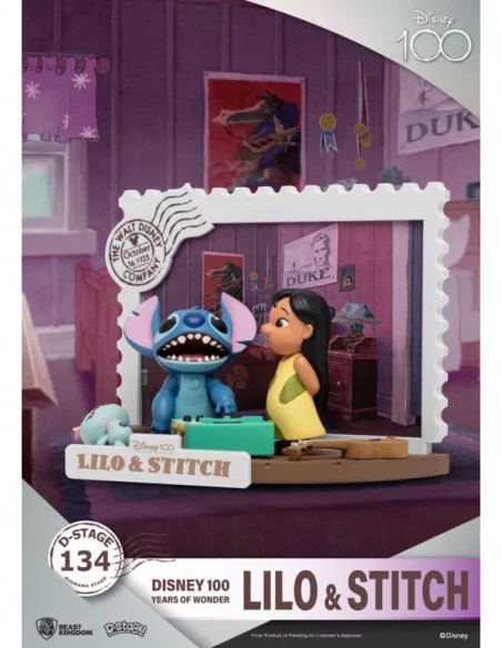 Disney 100 Years of Wonder Diorama PVC D-Stage Lilo & Stitch 10 cm Disney 100 Years of Wonder Diorama PVC D-Stage Lilo & Stitch 10 cm