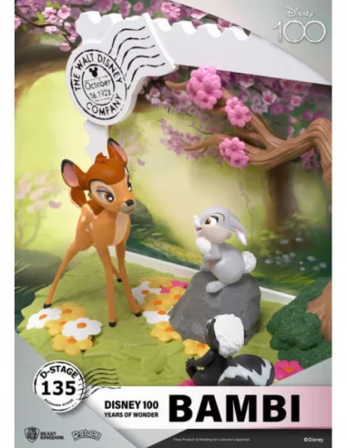 Disney 100th Anniversary PVC Diorama D-Stage Bambi 12 cm