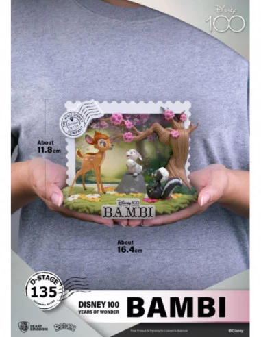 Disney 100th Anniversary PVC Diorama D-Stage Bambi 12 cm