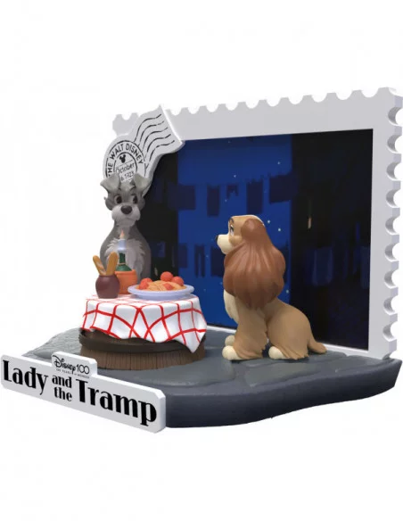 Disney 100th Anniversary PVC Diorama D-Stage Lady And The Tramp 12 cm Disney 100th Anniversary PVC Diorama D-Stage Lady And The Tramp 12 cm