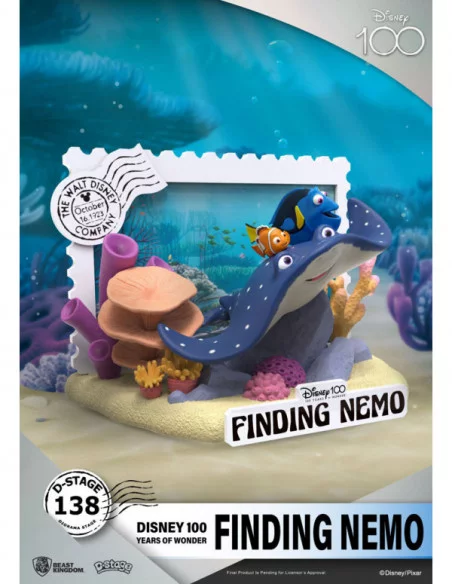 Disney 100th Anniversary PVC Diorama D-Stage Finding Nemo 12 cm Disney 100th Anniversary PVC Diorama D-Stage Finding Nemo 12 cm