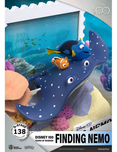 Disney 100th Anniversary PVC Diorama D-Stage Finding Nemo 12 cm Disney 100th Anniversary PVC Diorama D-Stage Finding Nemo 12 cm