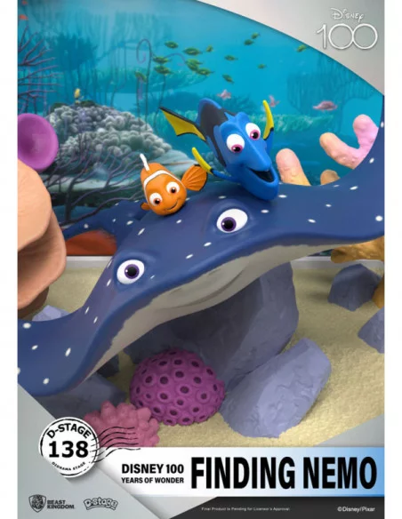 Disney 100th Anniversary PVC Diorama D-Stage Finding Nemo 12 cm Disney 100th Anniversary PVC Diorama D-Stage Finding Nemo 12 cm