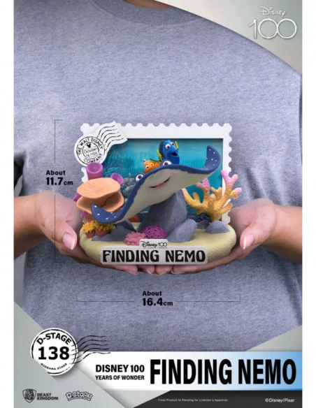 Disney 100th Anniversary PVC Diorama D-Stage Finding Nemo 12 cm Disney 100th Anniversary PVC Diorama D-Stage Finding Nemo 12 cm