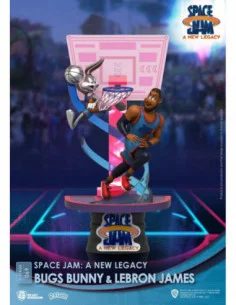 Space Jam: A New Legacy Diorama PVC D-Stage Bugs Bunny & Lebron James New Version 15 cm