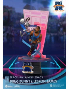 Space Jam: A New Legacy Diorama PVC D-Stage Bugs Bunny & Lebron James New Version 15 cm 2