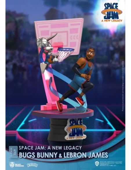 Space Jam: A New Legacy Diorama PVC D-Stage Bugs Bunny & Lebron James New Version 15 cm Space Jam: A New Legacy Diorama PVC D-Stage Bugs Bunny & Lebron James New Version 15 cm