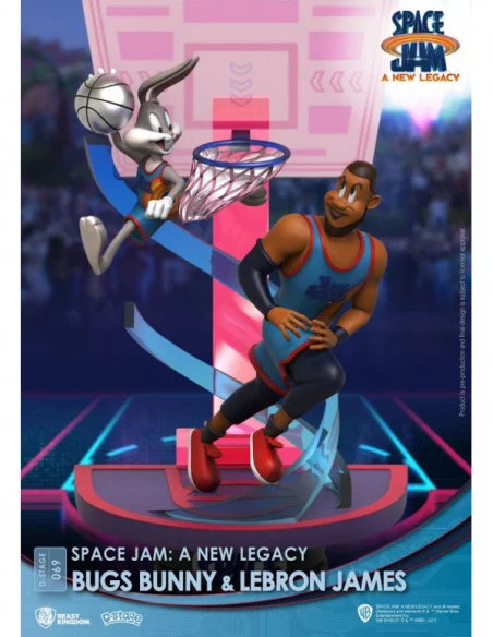 Space Jam: A New Legacy Diorama PVC D-Stage Bugs Bunny & Lebron James New Version 15 cm Space Jam: A New Legacy Diorama PVC D-Stage Bugs Bunny & Lebron James New Version 15 cm
