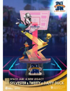 Space Jam: A New Legacy Diorama PVC D-Stage Sylvester & Tweety & Daffy Duck New Version 15 cm