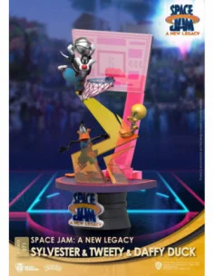 Space Jam: A New Legacy Diorama PVC D-Stage Sylvester & Tweety & Daffy Duck New Version 15 cm 2
