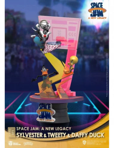Space Jam: A New Legacy Diorama PVC D-Stage Sylvester & Tweety & Daffy Duck New Version 15 cm