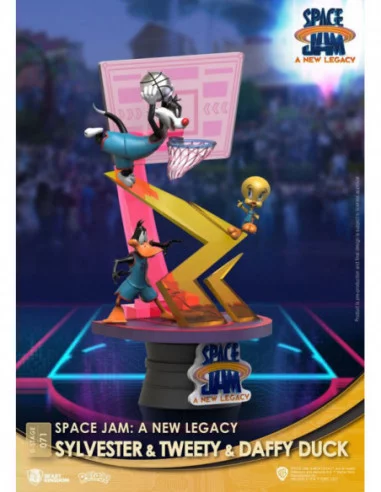 Space Jam: A New Legacy Diorama PVC D-Stage Sylvester & Tweety & Daffy Duck New Version 15 cm