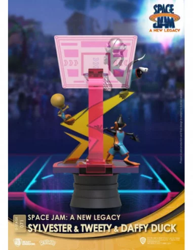 Space Jam: A New Legacy Diorama PVC D-Stage Sylvester & Tweety & Daffy Duck New Version 15 cm