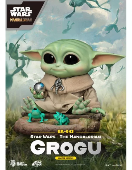 Star Wars: The Mandalorian Estatua Egg Attack Grogu 18 cm