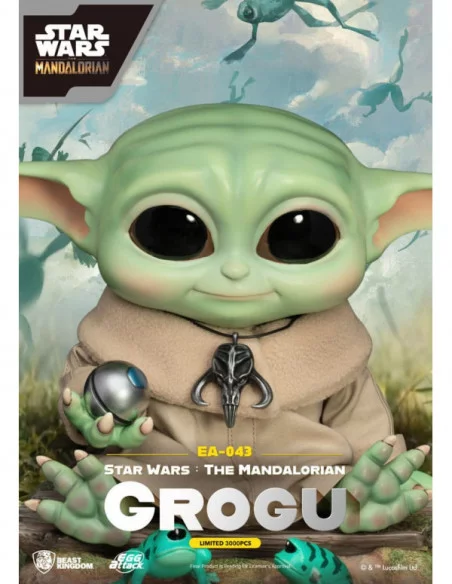 Star Wars: The Mandalorian Estatua Egg Attack Grogu 18 cm
