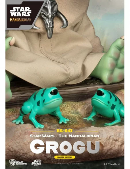 Star Wars: The Mandalorian Estatua Egg Attack Grogu 18 cm