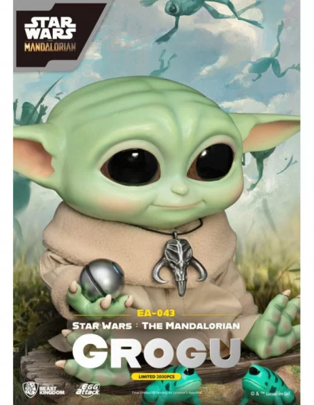 Star Wars: The Mandalorian Estatua Egg Attack Grogu 18 cm