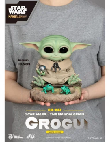 Star Wars: The Mandalorian Estatua Egg Attack Grogu 18 cm
