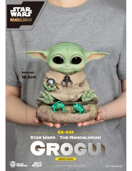 Star Wars: The Mandalorian Estatua Egg Attack Grogu 18 cm
