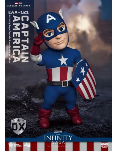 Capitán América: El primer vengador Figura Egg Attack Action Captain America DX Version 17 cm
