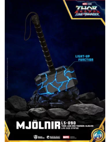 Thor: Love and Thunder Estatua tamaño real Mjolnir 53 cm