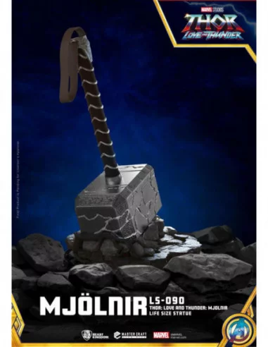 Thor: Love and Thunder Estatua tamaño real Mjolnir 53 cm