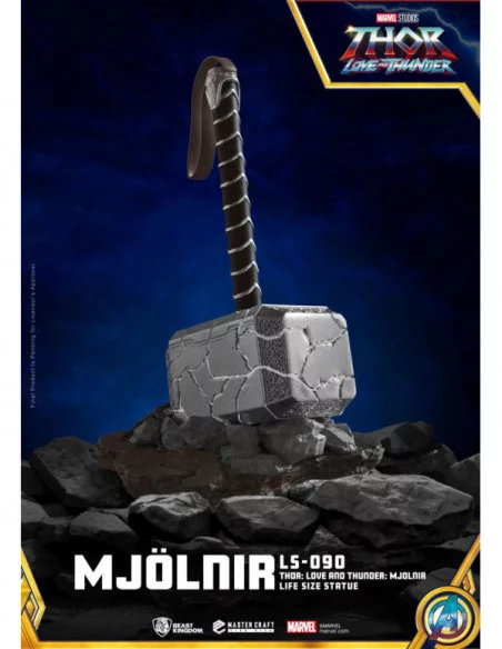 Thor: Love and Thunder Estatua tamaño real Mjolnir 53 cm