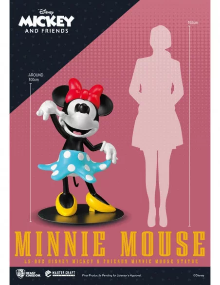 Disney Estatua tamaño real Minnie Mouse 104 cm Disney Estatua tamaño real Minnie Mouse 104 cm