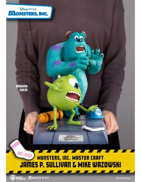 Monstruos, S.A. Estatua Master Craft James P. Sullivan & Mike Wazowski 34 cm