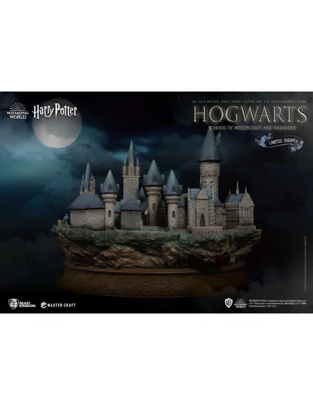 Harry Potter y la piedra filosofal Estatua Master Craft Hogwarts School Of Witchcraft And Wizardry 32 cm
