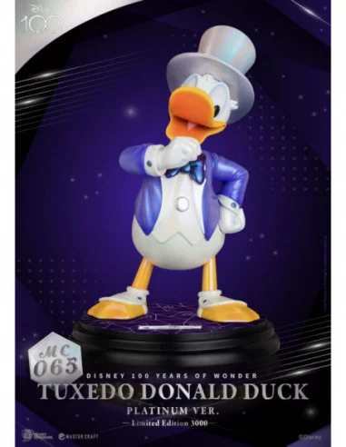 Disney 100th Estatua Master Craft Tuxedo Donald Duck (Platinum Ver.)