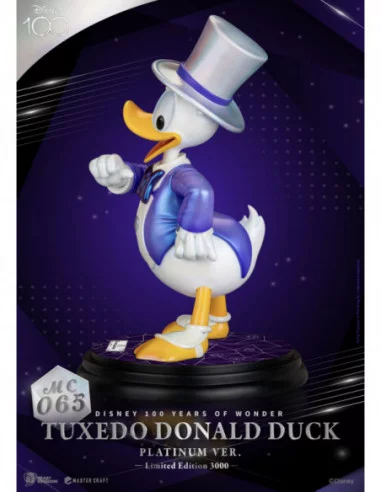 Disney 100th Estatua Master Craft Tuxedo Donald Duck (Platinum Ver.)