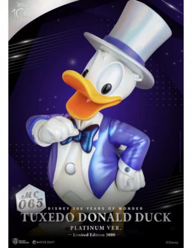 Disney 100th Estatua Master Craft Tuxedo Donald Duck (Platinum Ver.)