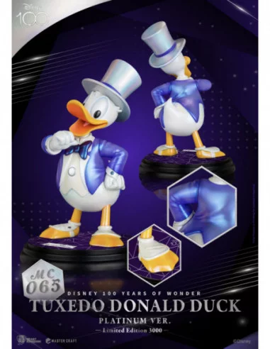 Disney 100th Estatua Master Craft Tuxedo Donald Duck (Platinum Ver.)