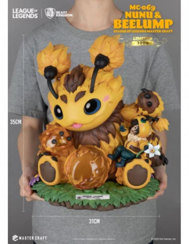 League of Legends Estatua Master Craft Nunu & Beelump 35 cm