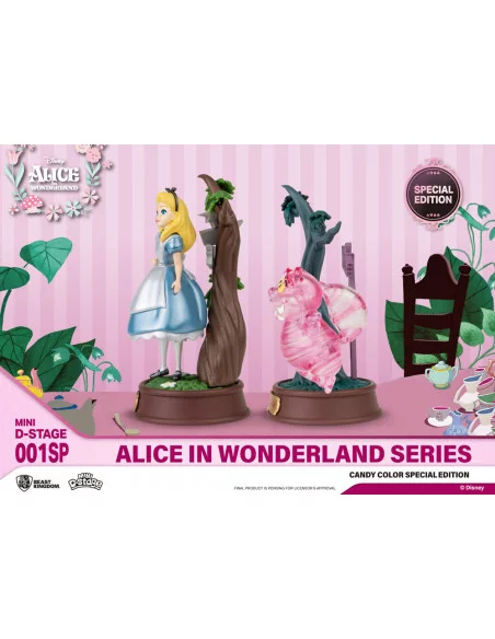 Alicia en el País de las Maravillas Pack de 2 Estatuas Mini Diorama Stage Candy Color Special Edition 10 cm Alicia en el País de las Maravillas Pack de 2 Estatuas Mini Diorama Stage Candy Color Special Edition 10 cm