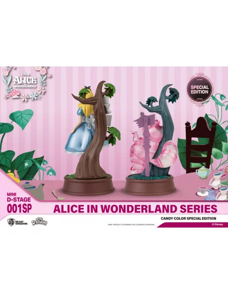 Alicia en el País de las Maravillas Pack de 2 Estatuas Mini Diorama Stage Candy Color Special Edition 10 cm Alicia en el País de las Maravillas Pack de 2 Estatuas Mini Diorama Stage Candy Color Special Edition 10 cm