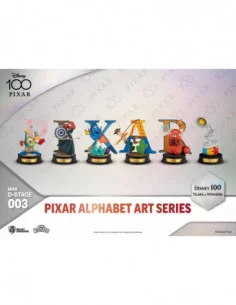 Disney Estatuas Mini Diorama Stage 10 cm 100 Years of Wonder Pixar Alphabet Art Surtido (6)