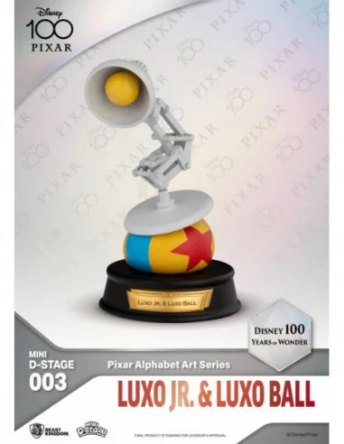 Disney Estatuas Mini Diorama Stage 10 cm 100 Years of Wonder Pixar Alphabet Art Surtido (6)