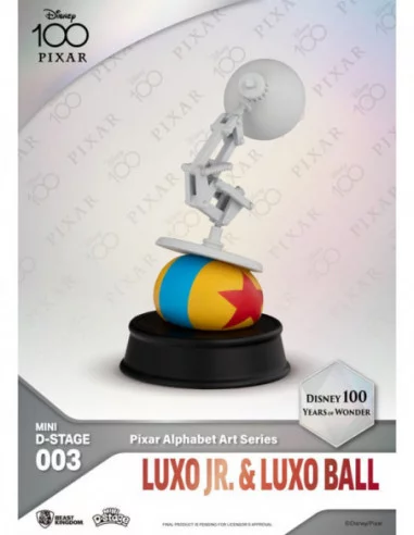 Disney Estatuas Mini Diorama Stage 10 cm 100 Years of Wonder Pixar Alphabet Art Surtido (6)