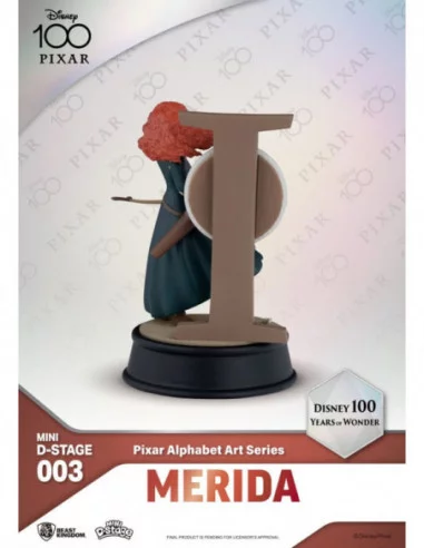 Disney Estatuas Mini Diorama Stage 10 cm 100 Years of Wonder Pixar Alphabet Art Surtido (6)