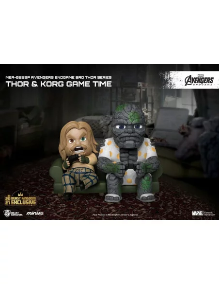 Vengadores: Endgame Figura Mini Egg Attack Bro Thor & Korg Game Time heo EMEA Exclusive 8 cm